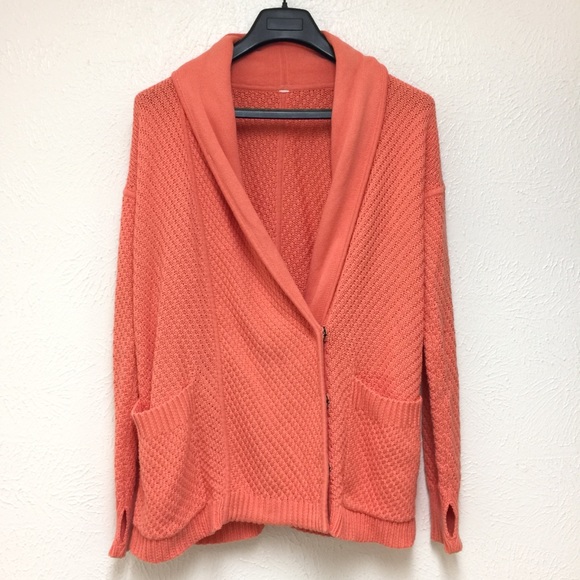 Lululemon Post Practice Oversized Cardi-Plum Peach - Picture 3 of 8